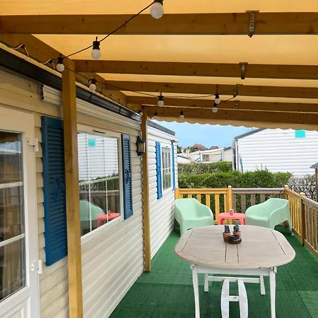 Mobile-Home Camping 4 Etoiles Bord De Mer Ouistreham Extérieur photo